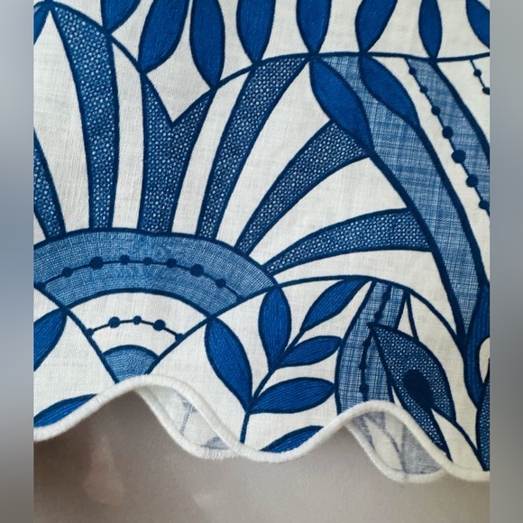 FARM Rio Lace Nature Euroflax™ Premium Linen Midi Skirt - Picture 10 of 15